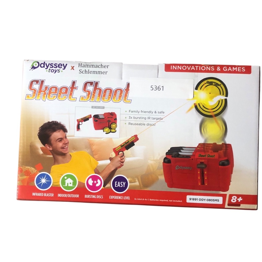 Odyssey Toys Skeet Shoot Electronic Target Shooting Game. NEW